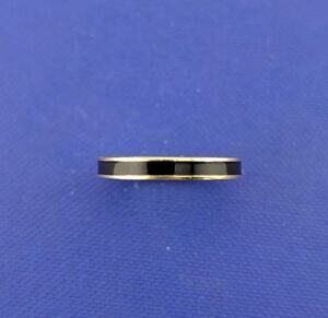 18kt Yellow Gold Hidalgo Black Channel Enamel Band - 4.8g